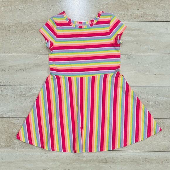 Cat & Jack Vibrant Striped Dress - Picture 2 of 4